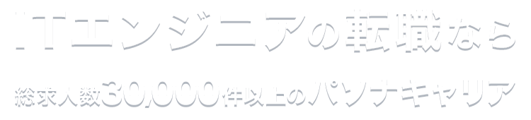 ITエンジニアの転職なら総求人数30,000件以上のパソナキャリア