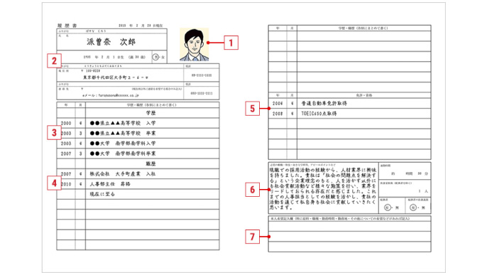 見本で解説 転職者向け履歴書の書き方 送り方ガイド 転職エージェントのパソナキャリア